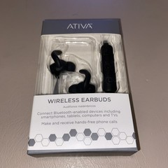 Ativa Bluetooth Earbud Headphones – Gray