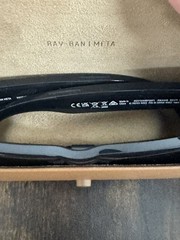Ray-Ban Meta Wayfarer RW4008 601/71 53mm AI Glasses Shiny Black