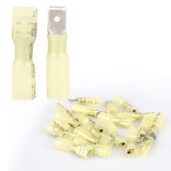 100/220x Waterproof Heat Shrink Spade Wire Connectors Electrical Crimp Terminals