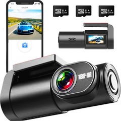 Dash Cam Camera ‌24/7 Front Cabin Car DVR FHD Motion Detection Vehicle G-Sensor