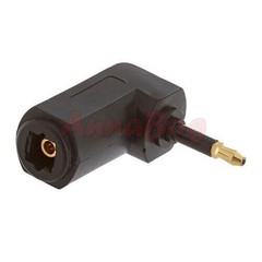 10 Pack Toslink Female to Mini Male 90 Degree Optical Audio Adapter Right Angle