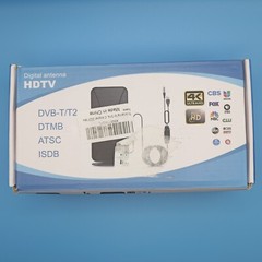 2025 Amplified HD Digital Indoor TV Antenna 45+ Miles 4K 1080P 36ft Coax Cable