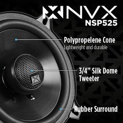 NVX Complete N-Series Speaker Upgrade Kit for 99-07 Chevy Silverado