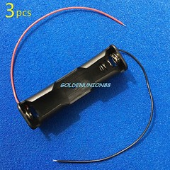 3pc one slot 1S18650 clip connector holder case junction box