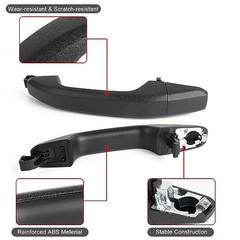 Exterior Door Handle Replacements(Textured Black) Front Right Passenger Side