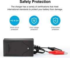 6 Volts 1A Sealed Lead Acid Battery Charger