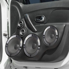 2pcs 4 Inches Metal Glossy Audio Speaker Cover Mesh Subwoofer Grill Horn Guard D