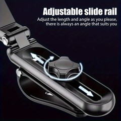 Car Phone Mount – Stylish Multi-Function Navigation Holder, Durable ABS Material
