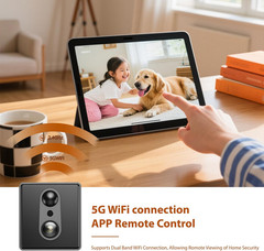 2026 5G Mini HD Security Camera – 100 Days Battery, Night Vision, Motion Detecti