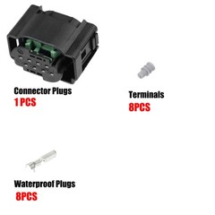 1 Set 8 Pin No.4F0972708 Wiring Plug Sensor Connector Adapter for VW for Audi