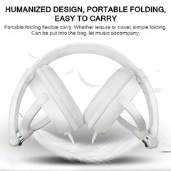 Over the Ear Wired Headphones with Clear Sound for Extra Bass Long Cord 3.5mm