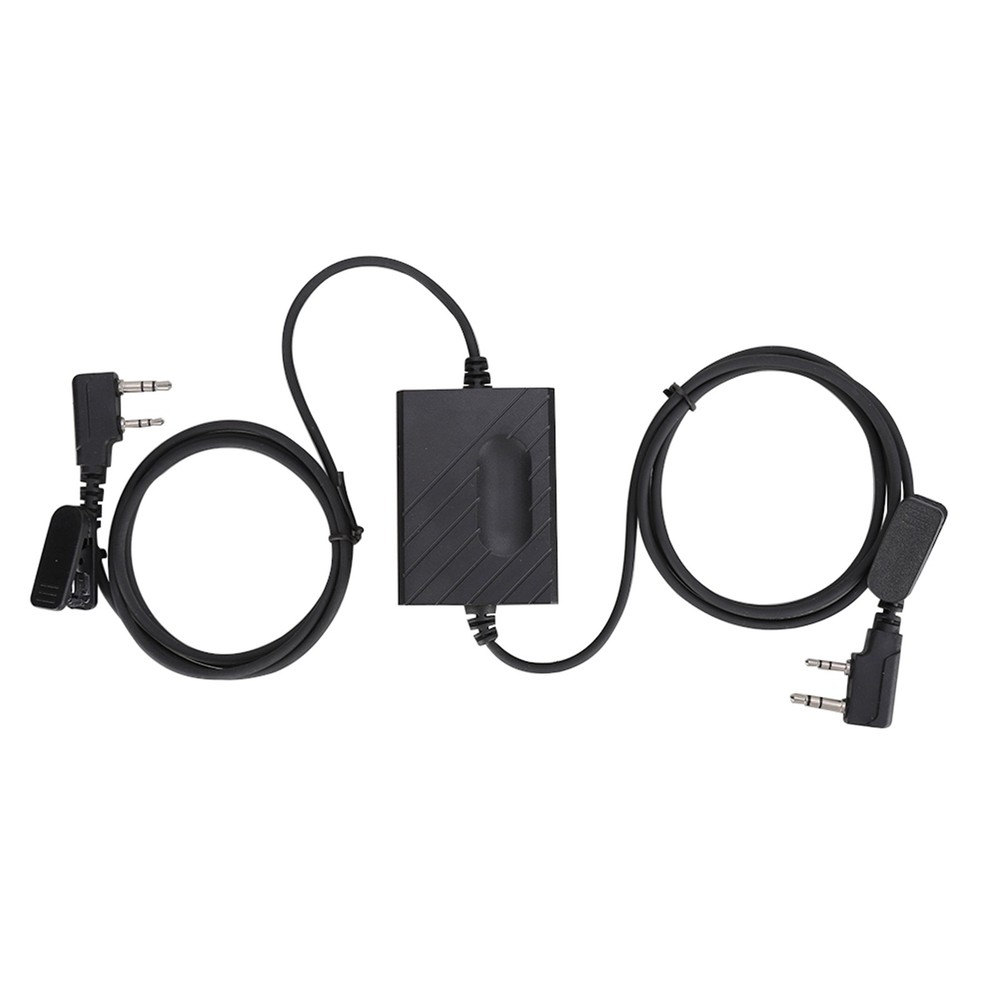 Two‑Way Walkie‑Talkie Repeater Relay Box K‑Head ABS 90cm Cable Signal Amplifier