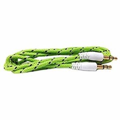 6FT LONG BRAIDED 3.5mm Male Audio Headphone Cable Stereo AUX Jack Adapter Plug