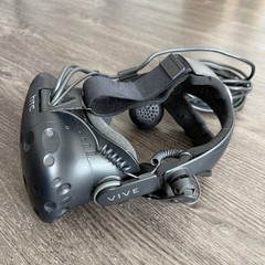 HTC Vive VR Headset And Controllers Deluxe Audio Strap W/Linkbox