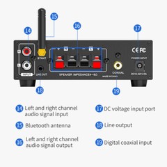 Lepy LP-T2 300W Mini HiFi BASS 2.0 Car Home LED Audio Amplifier Mobile PC Player
