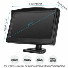 For Ford Transit Connect 5.0″ Screen Monitor Rear View Backup Camera Reverse Kit
