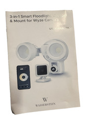 3-in-1 SmartCam Floodlight Charger and Mount for SimpliSafe Noorio B210 Wyze Cam