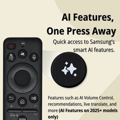 Samsung Smart TV Solar AI Voice Remote For Crystal UHD, OLED, QLED, & Frame