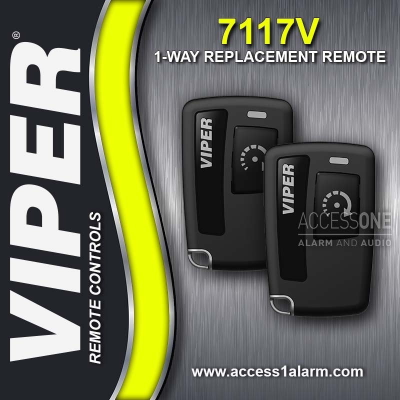 Pair of Viper 7117V 1-Button 1-Way Remote Control For 4119V DS3 DS4 NEW For 2026
