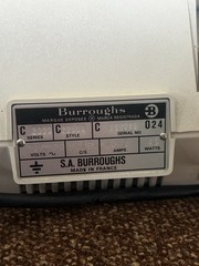 Burroughs C2259 Desktop Calculator with Printer. Tested and Working Approx 1976