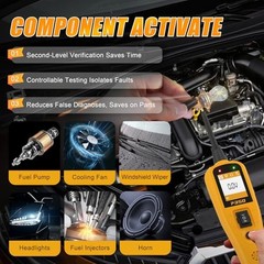 P350 Power Circuit Probe Tester with 40FT Cable & Bendable Probe – Car Relay