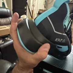 KAT VR Shoes Black Blue Mens Size 10 NEW WITH BOX VIRTUAL REALITY FOR TREADMILL