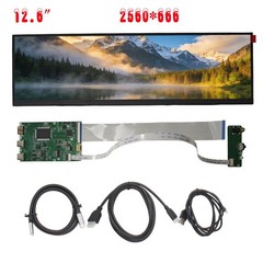 12.6 Inch 2560×666 Ultra‑Wide Touchscreen Monitor, featuring 10‑point capacitive