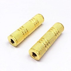 3.5mm Female to Female Audio Jack Coupler Stereo Adapter Extension for AUX MP3