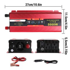 5000W 3000W DC 12V to AC 110V 120V Car Power Inverter Converter 2AC Socket & USB