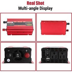 5000W 3000W DC 12V to AC 110V 120V Car Power Inverter Converter 2AC Socket & USB