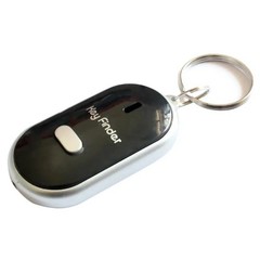 Mini Key Finder Whistle Locator Beeping Flashing Anti-Lost Device for Keys