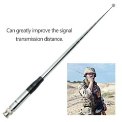 9in-51in 27MHz BNC Telescopic Antenna For Handheld/Portable CB Walkie Talkie