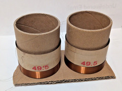 2 pcs ID: 49.5mm 16 ohm 2 Layer voice coil woofer bass horn speaker