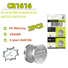 2-10Pcs 3V 50Mah CR1616 High Quality Button Battery CR 1616 DL1616 BR1616 5021LC
