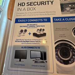 Swann HD security system 8 channel 4 camera NIB Night/Day vision! (up to 1080p)
