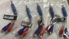Lot of 5 Samsung BN39-02190A Cable Cord DC male to 2 RCA female Component