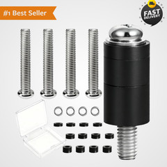 M8 Screws for Samsung TV Mounting Kits M8 x 45mm Pitch 1.25mm VESA Bolts Washers