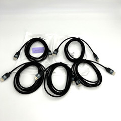 8K HDMI 2.1 Cables 6FT, High Speed HDMI Gaming Monitor Cables – 5-Pack NEW