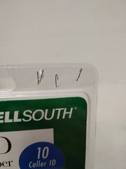 NEW Bell South CI55 CX Caller ID Name Number Identification Memory SEALED