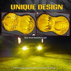 2x 3inch LED Light Cube Bar Spot Flood Pods Driving Fog Lamp Offroad ATV UTV 4WD