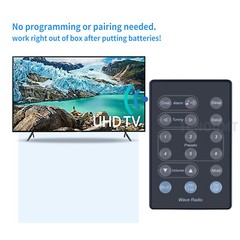 For Bose Wave Radio Remote Control AWR1-1W AWR1-2W AWR113 AWR131 Black