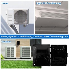 60 Amp AC Disconnect Box Outdoor Plastic, 120/240VAC Non-Fuse Pull Out Switch…