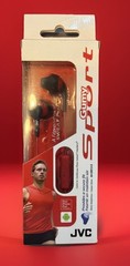 JVC HA-ENR15 Black/Red In-Ear Only Headset Sweat Proof