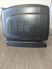 vintage Remmington 5.5in Black & White CRT TV w/ AM/FM Radio, Model #00815