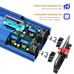 Pure Sine Wave Power Inverter 2000W/4000W 12V DC to 110V~120V AC USA Transistors