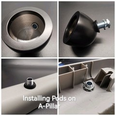 Focal utopia M, Aluminum pods for Focal Utopia M- Line Midrange and Tweeters