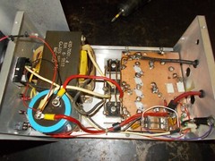 100 AMP HOMEBREW UNREGULATED POWER SUPPLY, WORKS WELL, 110VOLT.