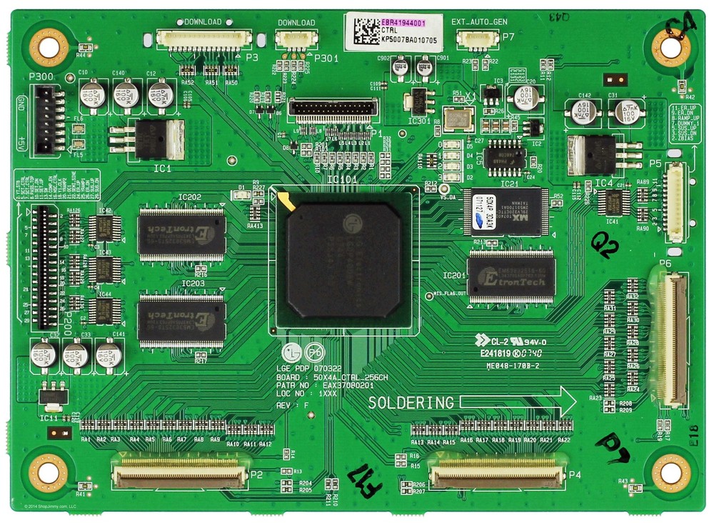 LG EBR41944001 (EAX35835701) Main Logic CTRL Board
