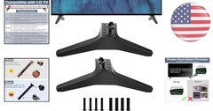 Elegant Replacement TV Legs for LG 49-55 Inch Models | Durable ABS with Screws