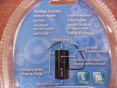 TALK2 CELLULAR FP1 Black In-Ear Only Bluetooth Headset
